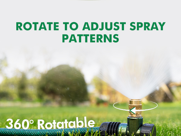 adjustable spray patterns