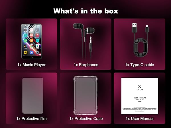 80GB MP3 Player with Bluetooth and WiFi