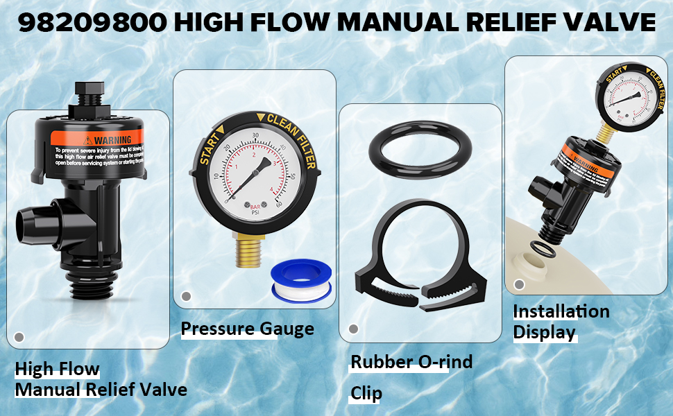 High Flow Manual Air Relief Valve Replacement