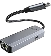 Minthouz 5Gbps USB-C to Ethernet Adapter with 95W Charging Port, USB 3.2 Type-C to RJ45 5 Gigabit...