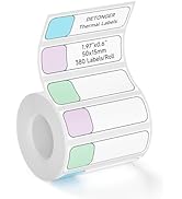 DETONGER Thermal Labels Self-Adhesive Label Sticker Paper for 2 Inch Thermal Label Printers, Idea...