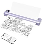 Rongta Portable Printer, F81 Bluetooth&WiFi Inkless Thermal Printer Wireless for Travel, Compatib...
