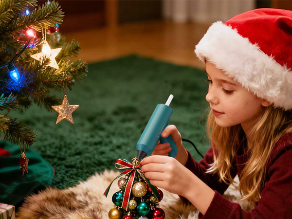 Tilswall Cordless Hot Glue Gun, Fast Preheating