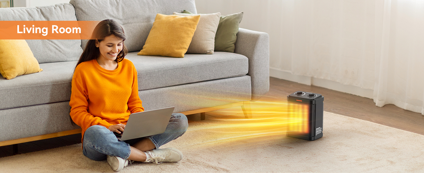 small ceramic space heater