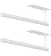CHIKESI Paper Towel Holder Under Cabinet, Self-Adhesive,No Drilling, Stainless Steel, Wall-Mounte...