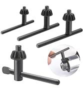 ATOPLEE 4 Sizes Drill Chuck Key Wrench,Drill Press Chuck Key for Electric Drill Clamping[Chuck Di...