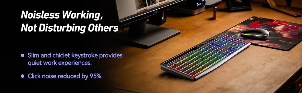 wireless keyboard and mouse combo