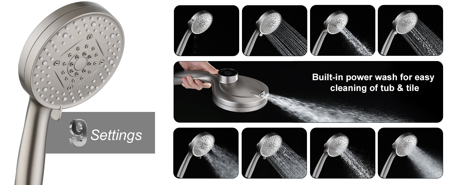 high pressure shower head