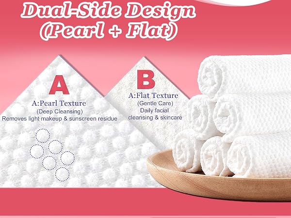 pearl &amp; flat disposable face fowel dual-use