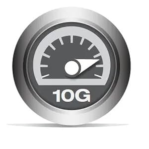 superior high frequency characteristics and 10G data transmission rates