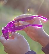 PURPLE CANYON Magenta Color Therapy Mood Glasses Light Therapy Chakra Healing Glasses Chromothera...
