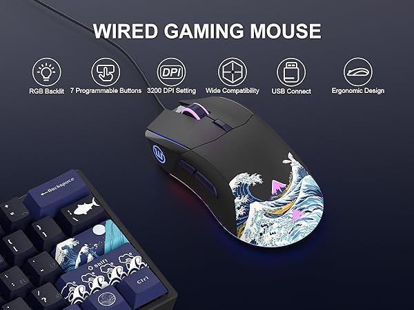 USB Wired Gaming Mouse