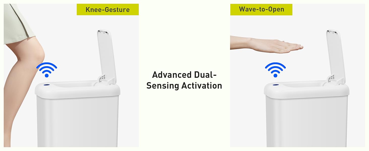 bathroom trash can automatic touchless