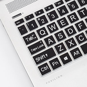 Large Letters for HP 15.6 Laptop