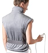 Pure Enrichment PureRelief XL Heating Pad for Back & Neck - Heat Therapy for Muscle Pain, Cramp...