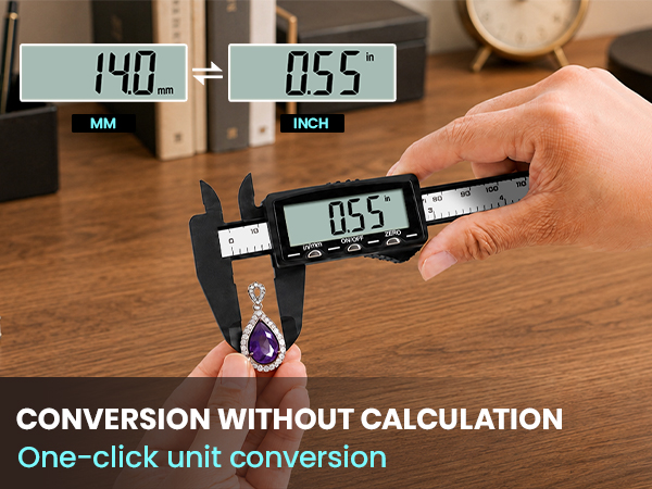 HARDELL RECHARGEABLE PLASTIC DIGITAL CALIPER