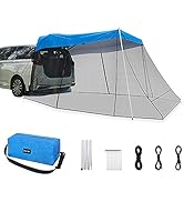 G4Free Car Awning Sun Shelter with Mosquito Net, Portable SUV Tent Tailgate Shade Car Canopy for ...