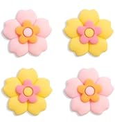 PERFECTSIGHT Switch Joycon Thumb Grip Caps, Kawaii Cute Sakura Soft Silicone Joystick Cover Compa...