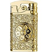 GADATOP Electric Personalized Creative Rotary Lighter Windproof Lighter USB Rechargeable Flameles...