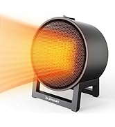 Dr.Prepare Small Space Heater for Indoor Use, 600W Electric Ceramic Heater, Portable Desk Heater ...