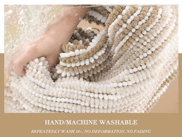 washable bath rug