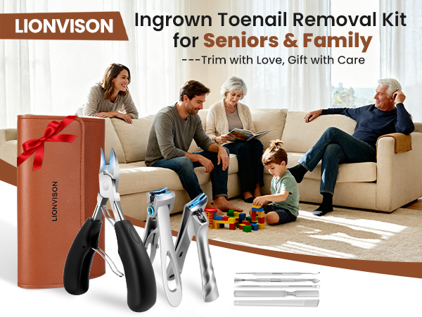 Ingrown Toenail Removal Kit for Seniors &amp;amp; Family