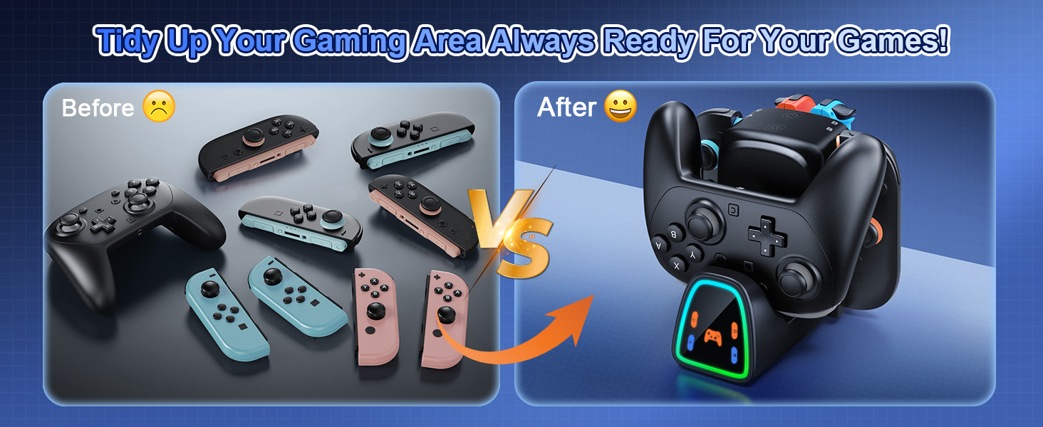 switch 2 joy con charging dock