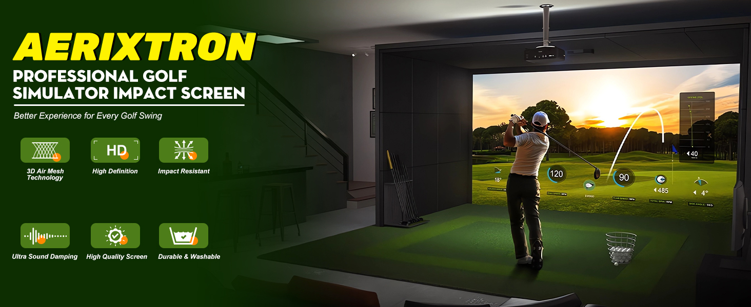 Professional Golf Impact Screen