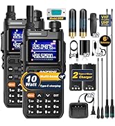 BAOFENG Radio UV-26 10W Ham Radio (5RM New Ver.), 6PCS Antennas Long Range Walkie Talkies NOAA Re...