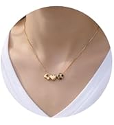 GIVCHO Soccer Sports Necklace for Women Initial A-Z Name Letter 18K Gold Plated Dainty Heart Love...