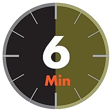 6 minutes continuous run time 