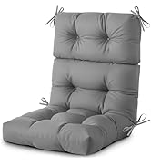 DANGHOOGY Outdoor/Indoor High Back Chair Cushion, Waterproof Outdoor Rocking Chair Cushion with T...