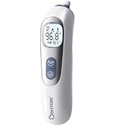 Berrcom Digital Ear Thermometer with Heated Tip, 1-Second Accurate Reading for All Ages, Fever Al...