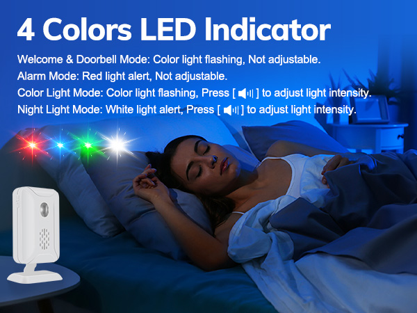 motion sensor doorbell chime alarm