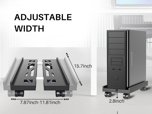 Adjustable Mobile CPU Stand