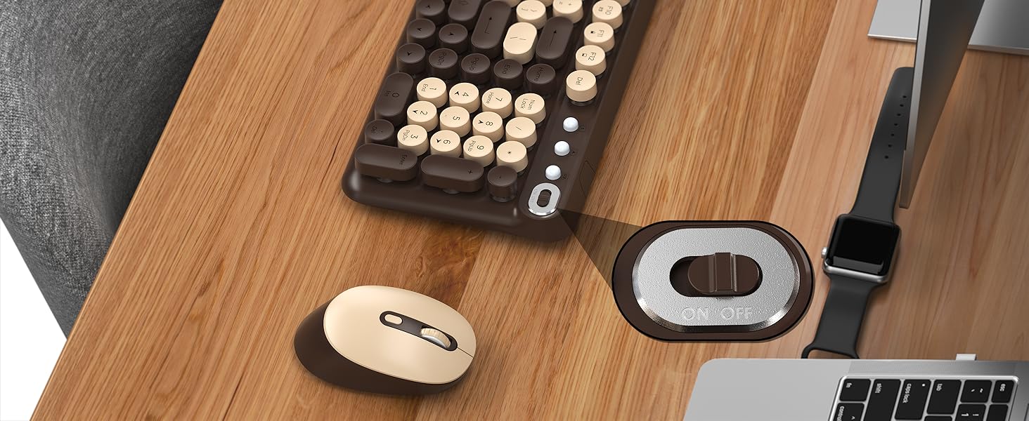 Wireless Keyboard and Mouse Combo