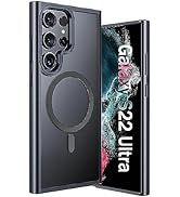 ANNGELAS Magnetic Phone Case Compatible with Samsung Galaxy S22 Ultra – Shockproof Cell Phone Cas...