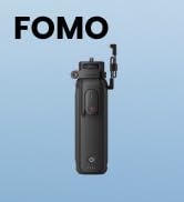 Insta360 FOMO Power Handle with 6100mAh Battery, Mini Remote, Foldable Quadpod, Pre-Recording Sup...