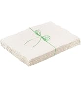 50 Sheets Deckled Edge Paper 4 x 6inch, 160 GSM Handmade Paper Rough/Textured Watercolor Paper fo...