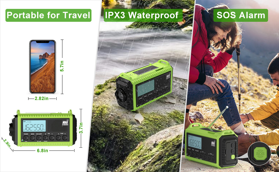 hand crank weather radio