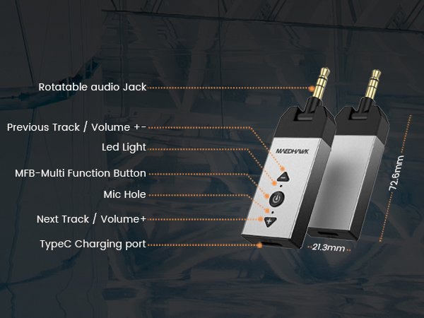 aux bluetooth receiver