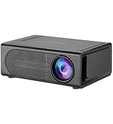 Mini Projector, 1080P HD Portable Projector Movie Video Projector Compatible with HDMI/USB/AV/Mem...