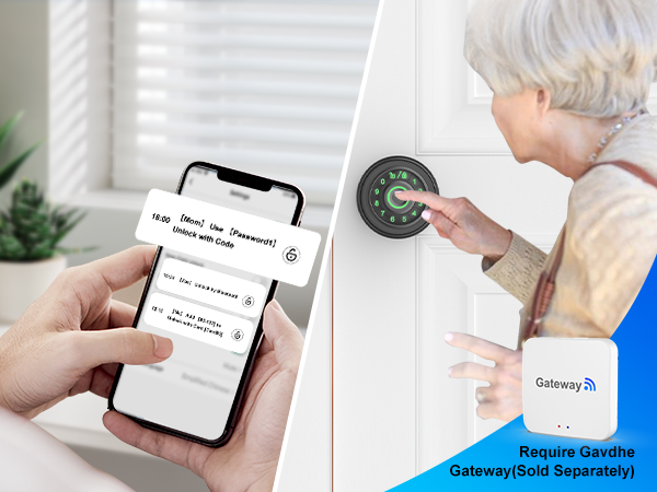 door knob with fingerprint