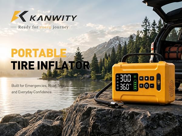 KANWITY PORTABLE TIRE INFLATOR