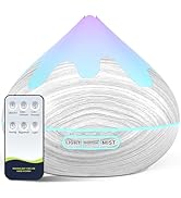 500ML Essential Oil Diffuser, Large Aromatherapy Diffuser with Remote Control, Air Diffusers for ...