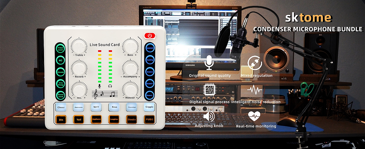 podcast equipment bundle condenser microphone bundle podcast micrphone studio microphone