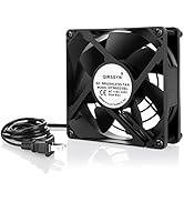 Qirssyn EC Axial Fan 80mm x 25mm 3inch AC 110V 115V 120V 220V 240V Dual Ball for Small Camper Ref...