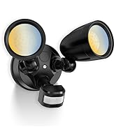 ALUSSO Motion Sensor Outdoor Lights Metal Heads, 30W Flood Lights Outdoor 2700LM, 3 Modes Dusk to...