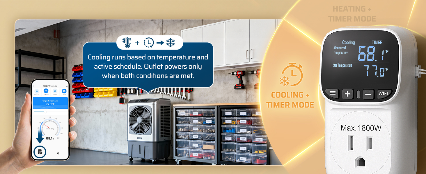 Cooling + Timer Mode