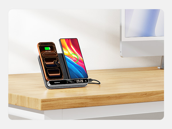 dual iphone wireless charger